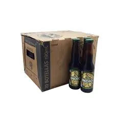 [IND190] Cerveza Indio Cuartito R/T 190 ml 1x20 pz