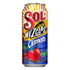 [SOLCLA473] Cerveza Sol Clamato Laton 473 ml 1x24 pz